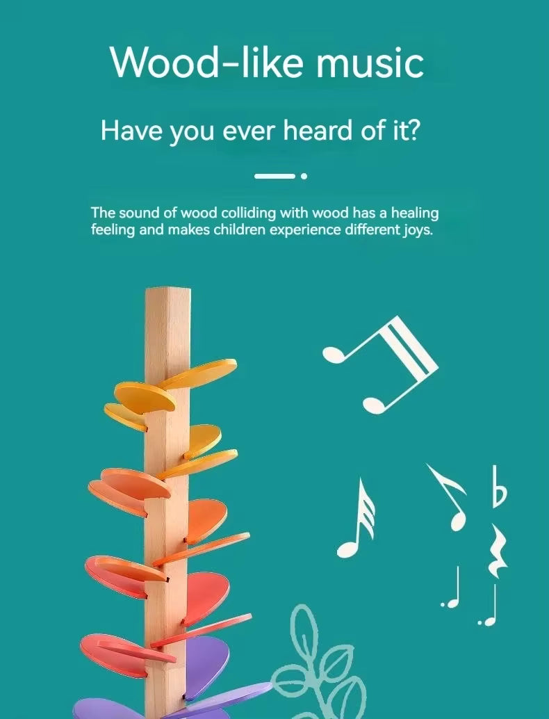 Wooden Rainbow Music Tree™– Screen-Free Musical Ball Run