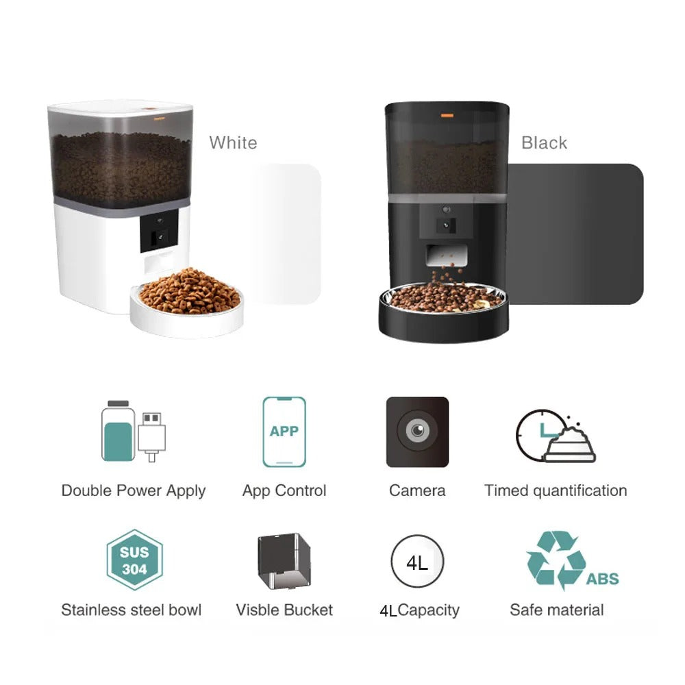 Feed & Watch™ Smart WiFi Pet Feeder With HD Camera