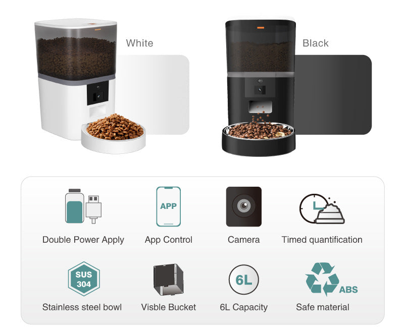 Feed & Watch™ Smart WiFi Pet Feeder With HD Camera