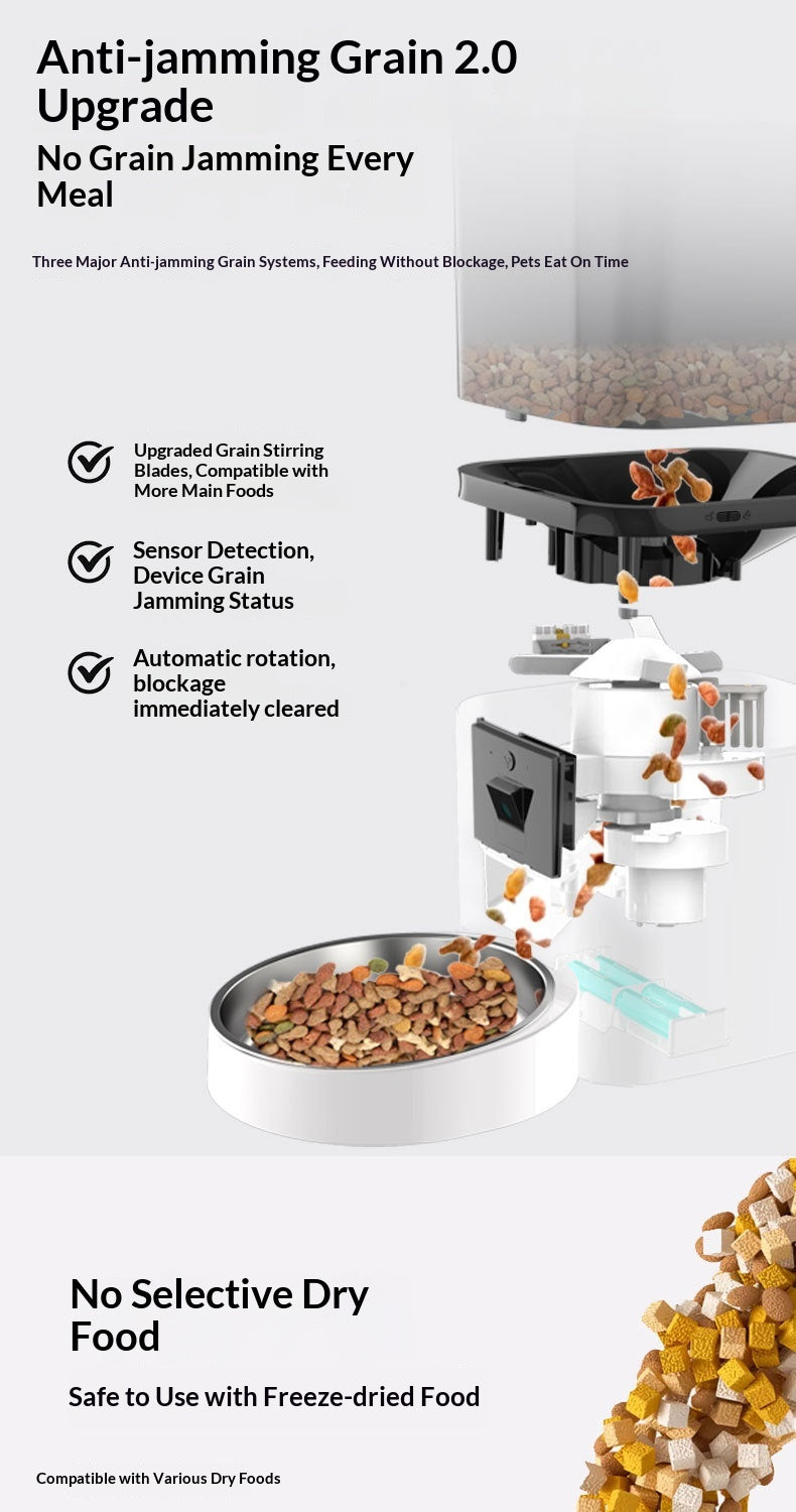 Feed & Watch™ Smart WiFi Pet Feeder With HD Camera
