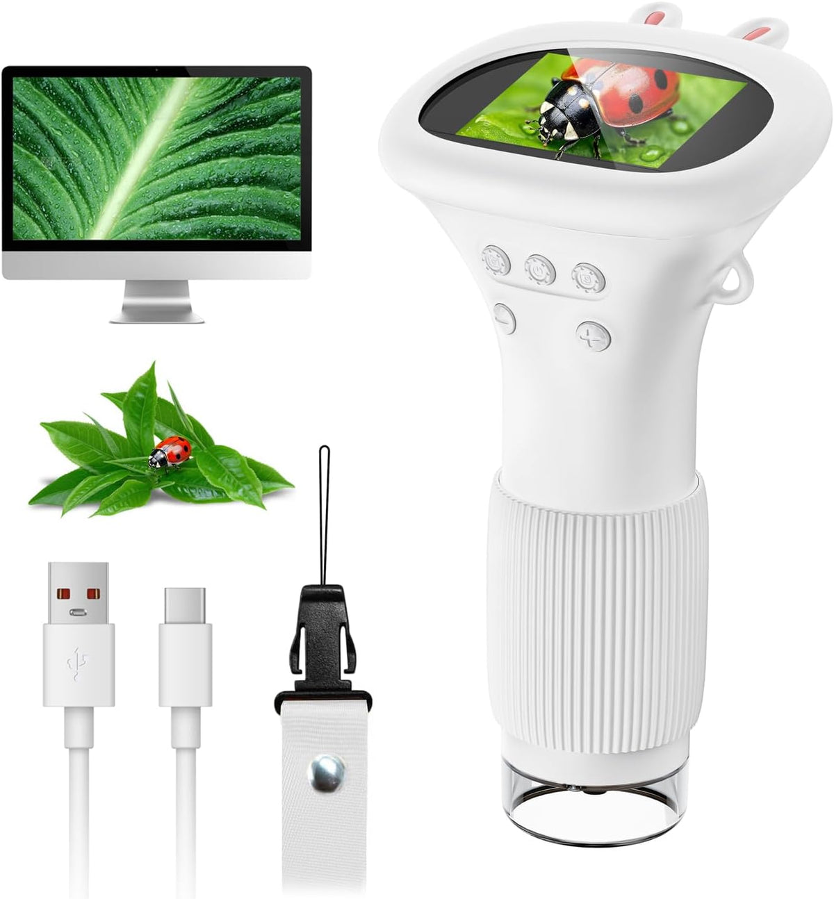 Kids Portable Digital Microscope-1000X STEM Learning Toy