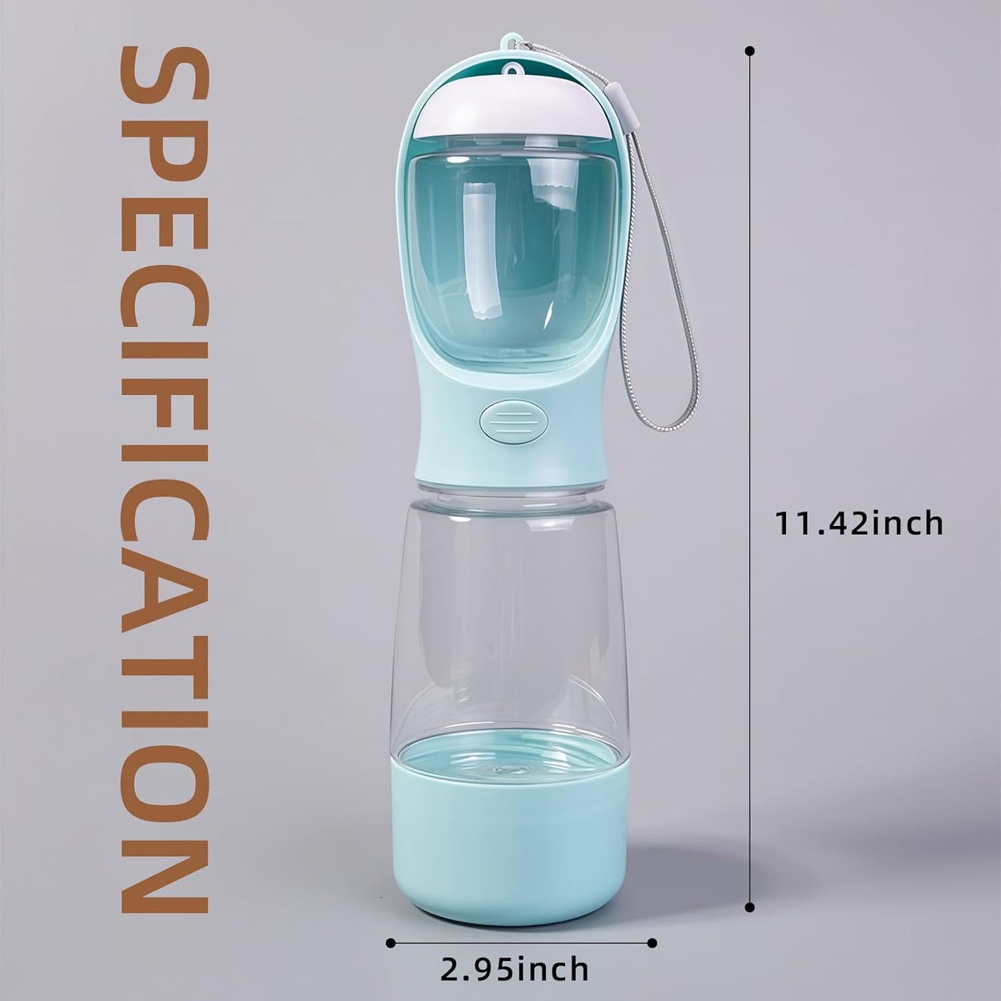 HydroPaw™ Portable Pet Water & Food Bottle