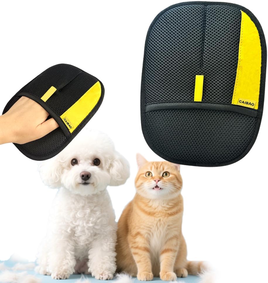 Finally… A Simple Way to Remove Pet Hair Without the Mess, Stress, or Sticky Rollers..Pet Hair Remover Glove