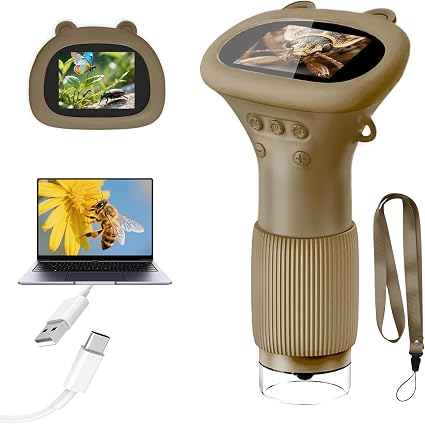 Kids Portable Digital Microscope-1000X STEM Learning Toy