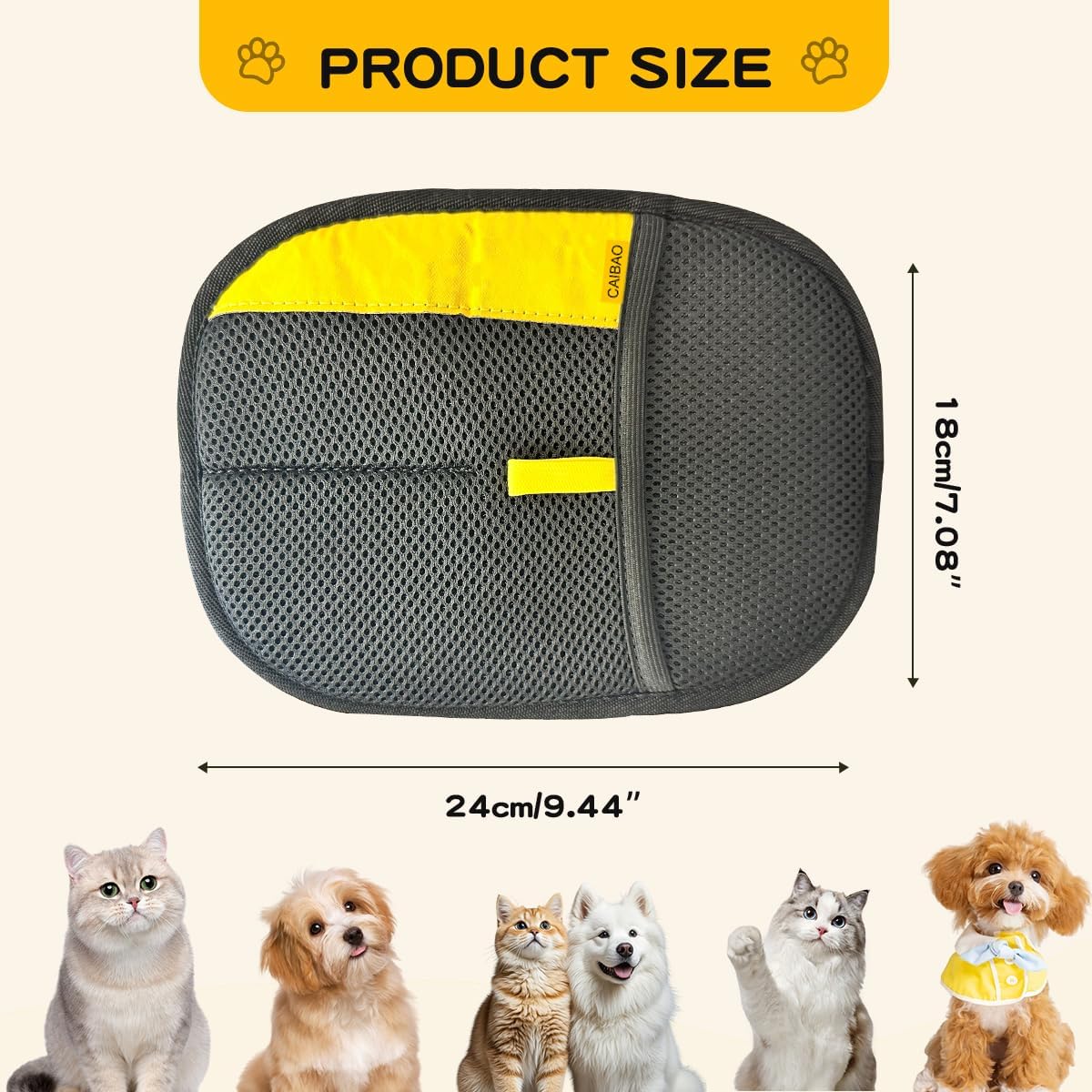 Finally… A Simple Way to Remove Pet Hair Without the Mess, Stress, or Sticky Rollers..Pet Hair Remover Glove