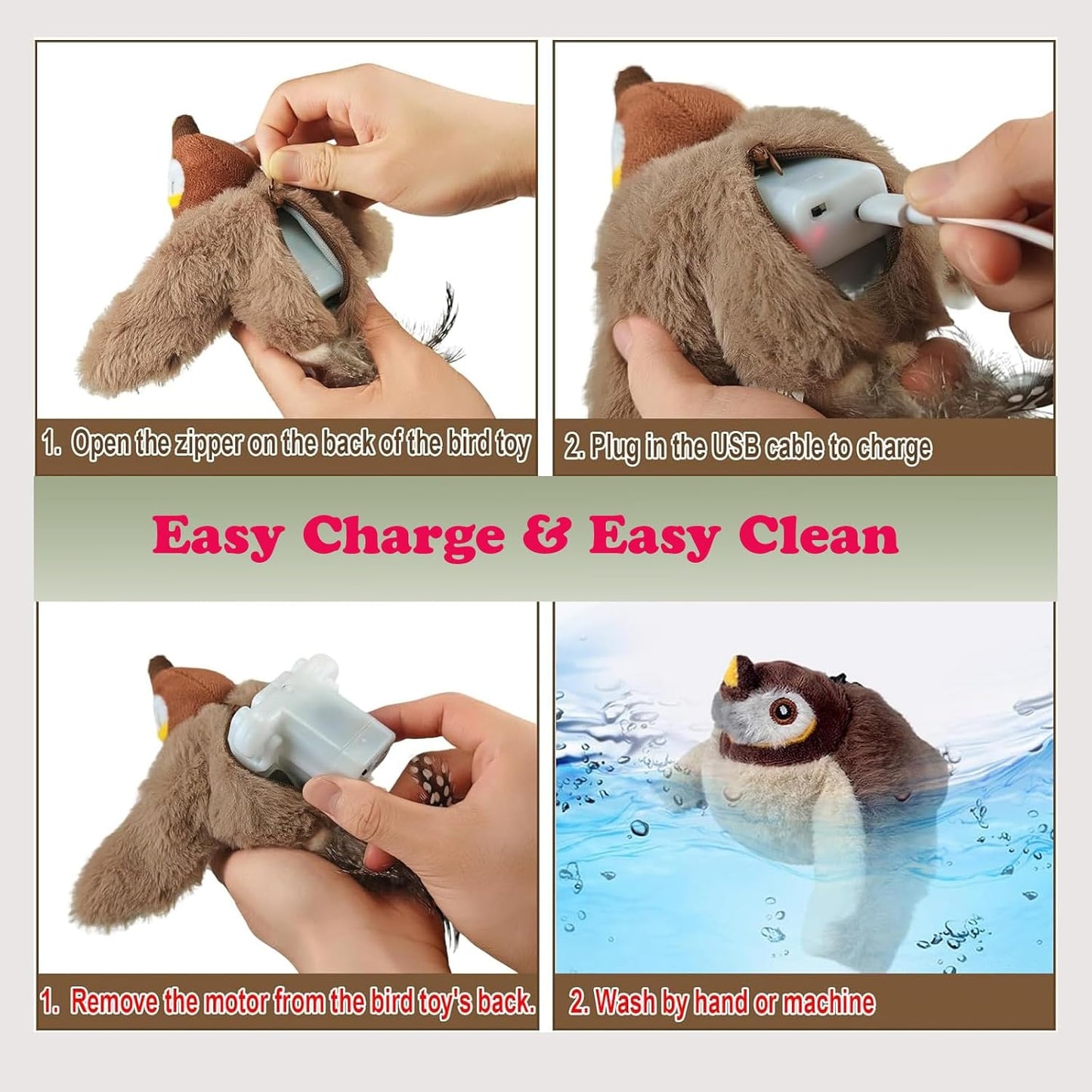 Keep Your Cat Active, Entertained & Out of Trouble — The Interactive Flying Bird Toy They Can’t Resist...Interactive Cat Toys, Bird