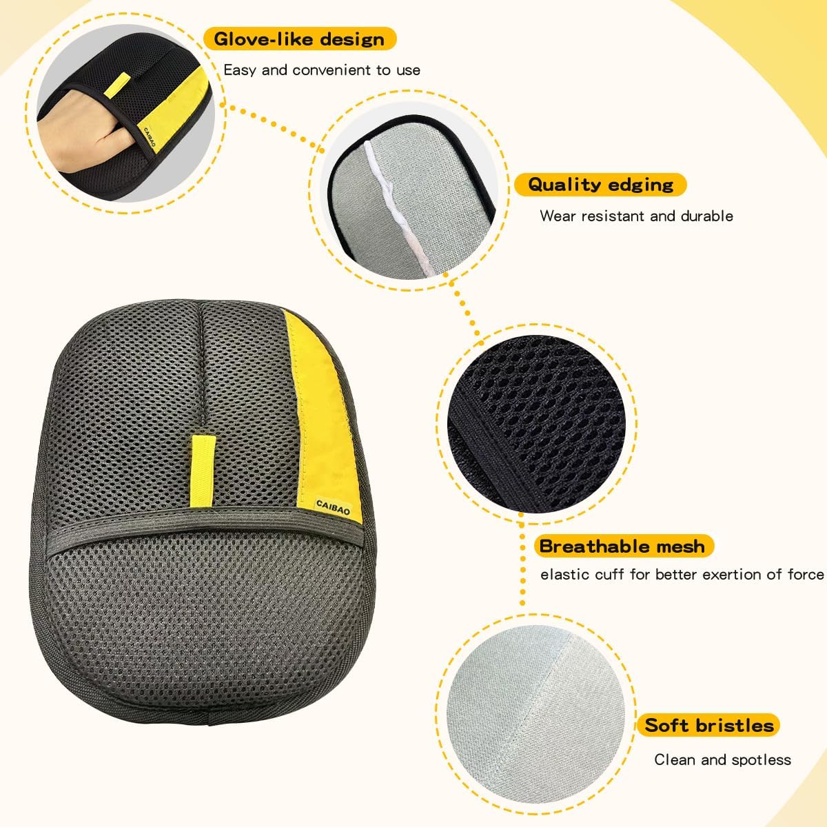 Finally… A Simple Way to Remove Pet Hair Without the Mess, Stress, or Sticky Rollers..Pet Hair Remover Glove
