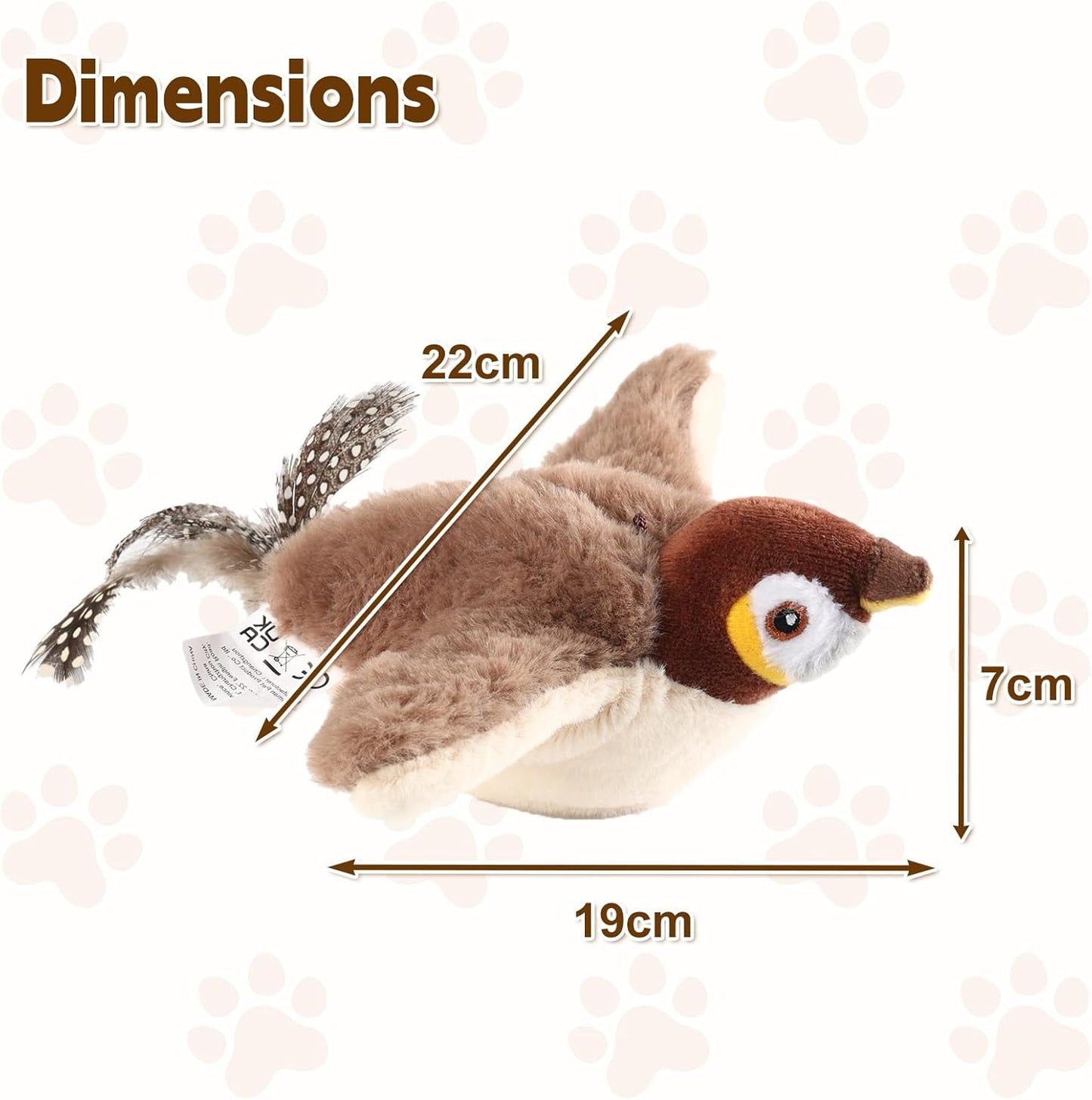 Keep Your Cat Active, Entertained & Out of Trouble — The Interactive Flying Bird Toy They Can’t Resist...Interactive Cat Toys, Bird