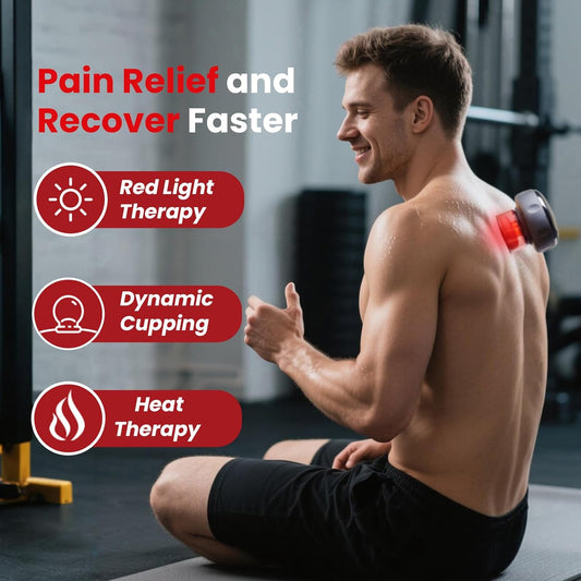 Relieve Muscle Pain in Minutes — Smart Heated Cupping Therapy at Home