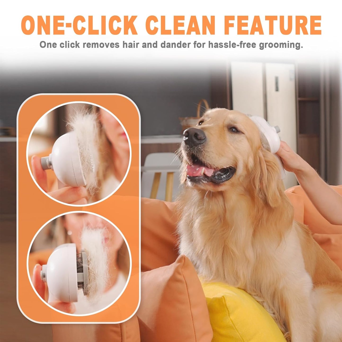 3-in-1 SteamPaw™ Grooming & Shedding Brush