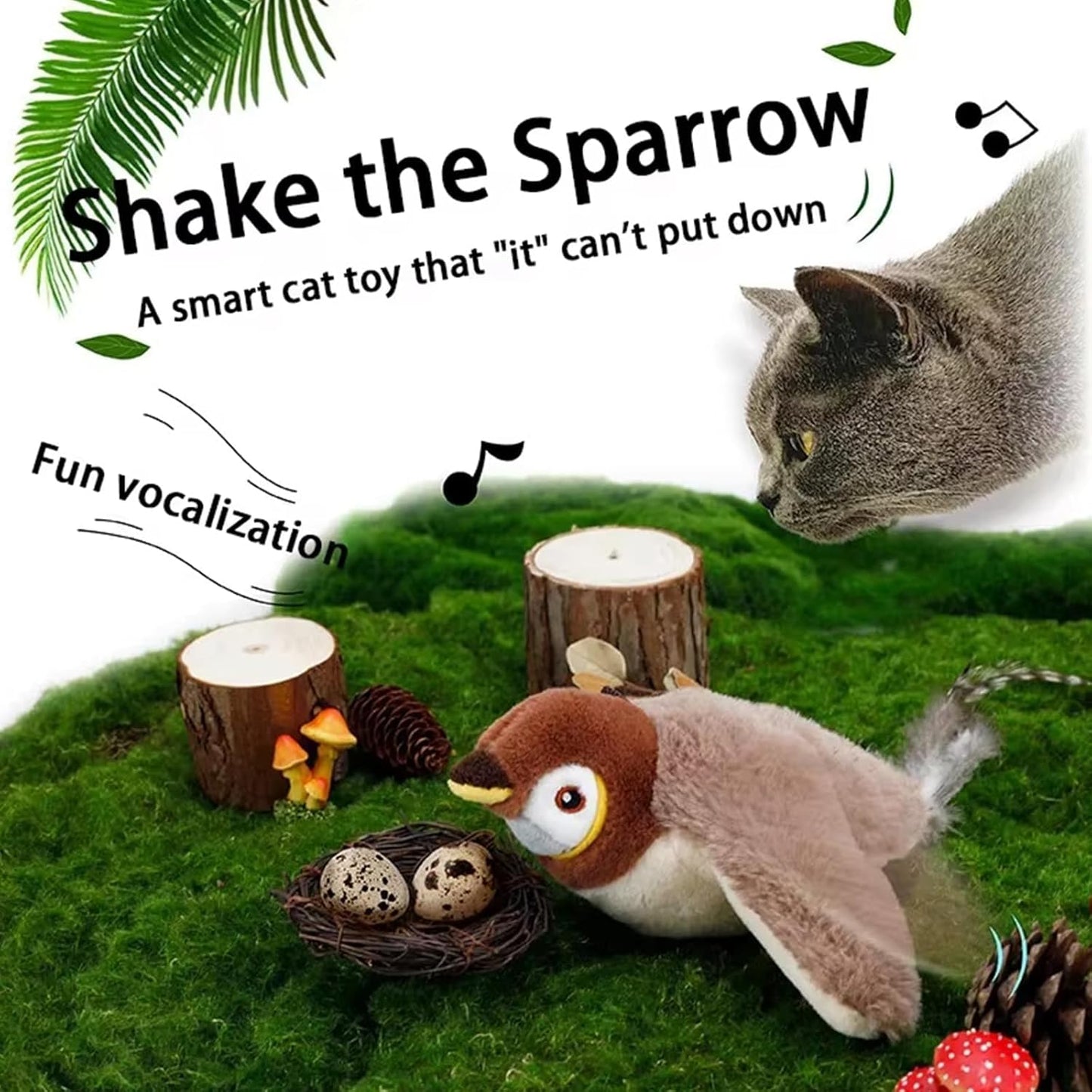 Keep Your Cat Active, Entertained & Out of Trouble — The Interactive Flying Bird Toy They Can’t Resist...Interactive Cat Toys, Bird