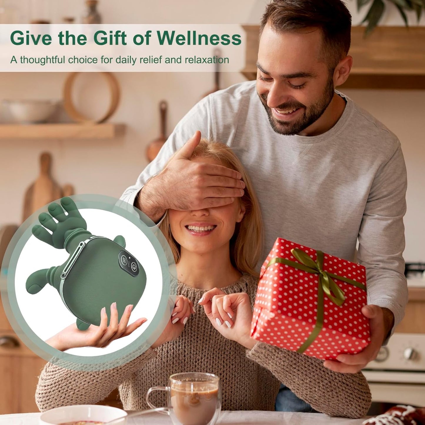 Melt Away Neck & Shoulder Tension in Minutes — Smart Deep-Kneading Massager