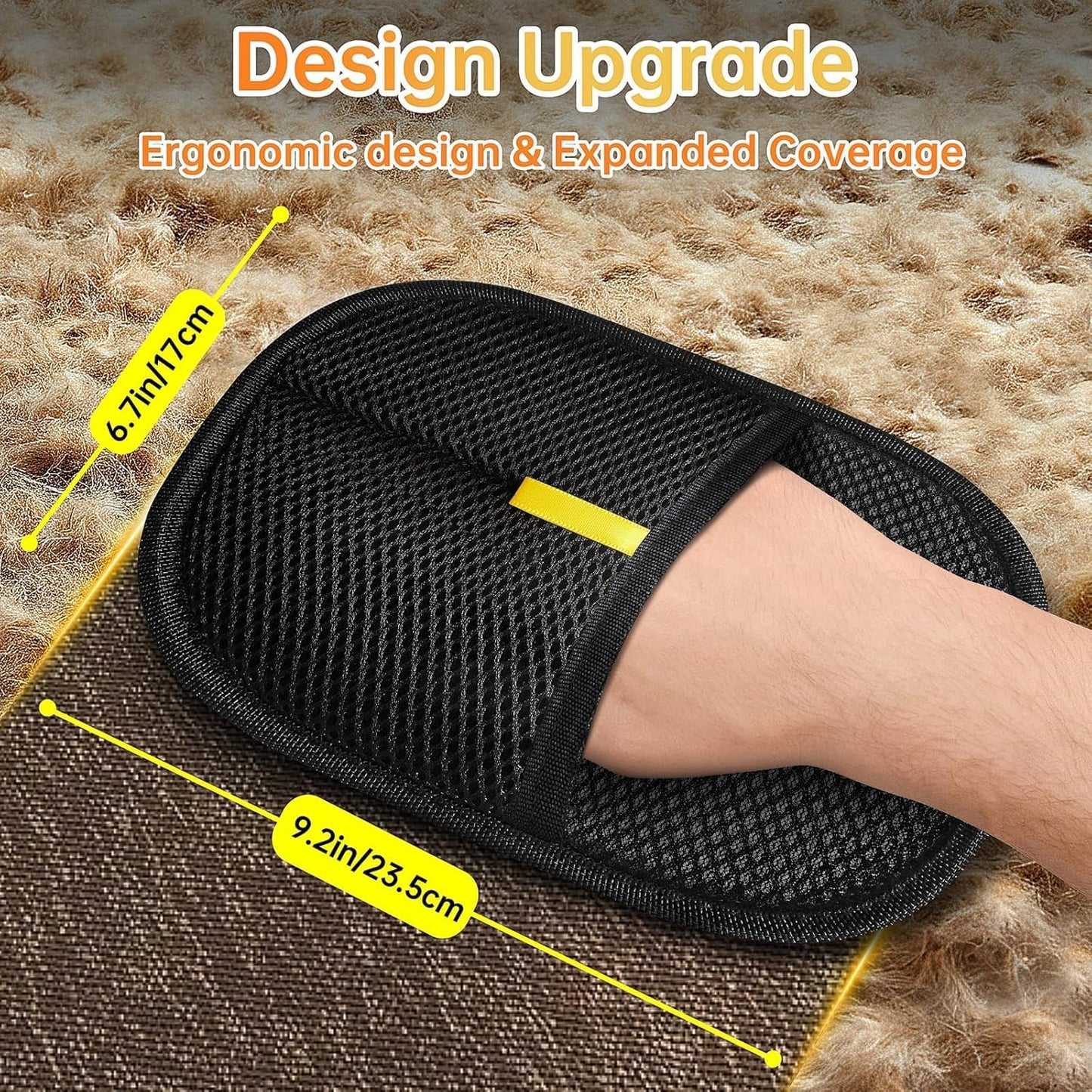Finally… A Simple Way to Remove Pet Hair Without the Mess, Stress, or Sticky Rollers..Pet Hair Remover Glove