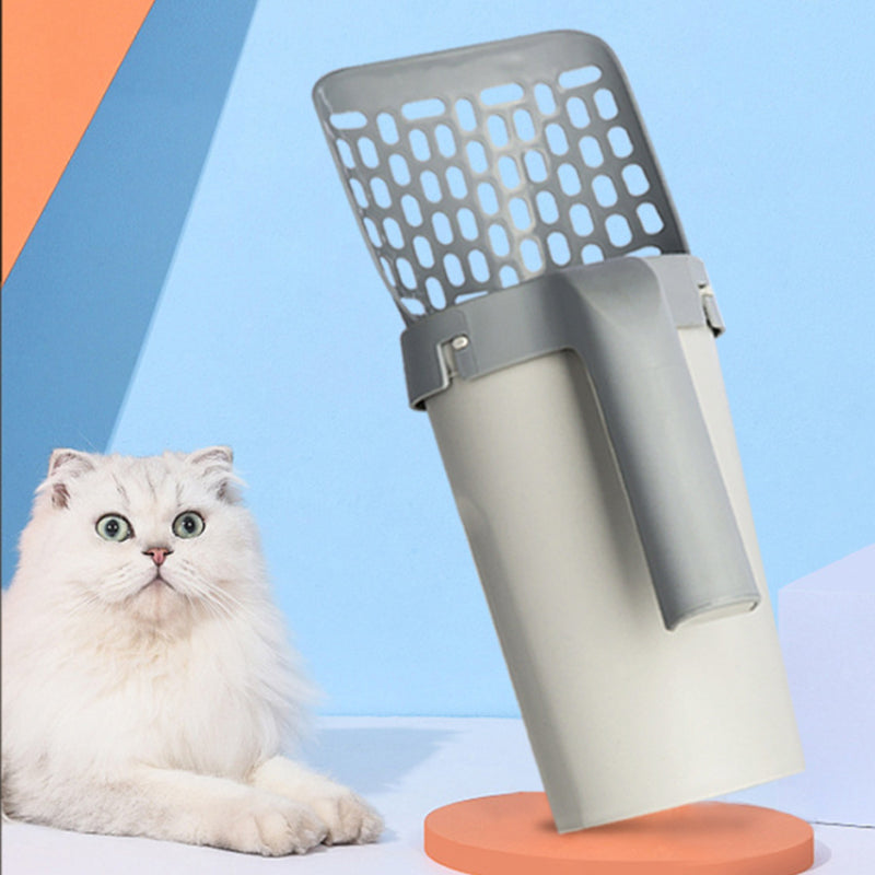 PawClean™ 2-in-1 Cat Litter Scoop With Built-In Waste Storage System
