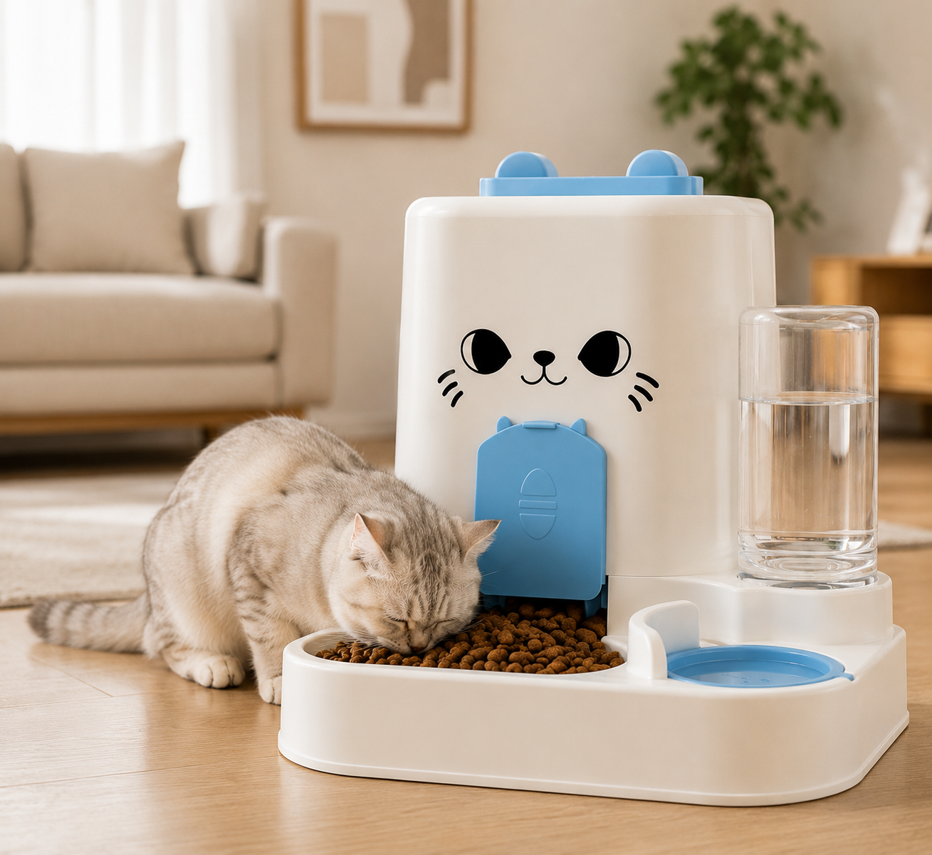 PureFlow™ Gravity Pet Feeding Station With Automatic Water Refill