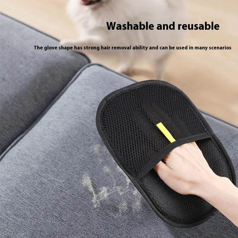 Finally… A Simple Way to Remove Pet Hair Without the Mess, Stress, or Sticky Rollers..Pet Hair Remover Glove