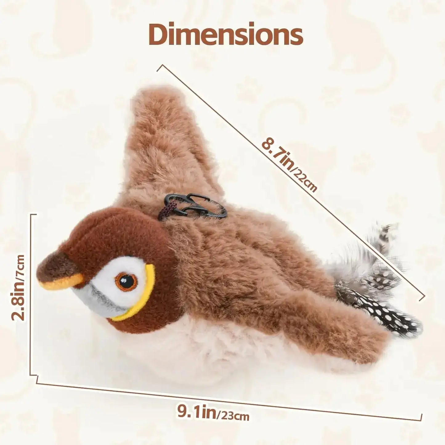 Keep Your Cat Active, Entertained & Out of Trouble — The Interactive Flying Bird Toy They Can’t Resist...Interactive Cat Toys, Bird
