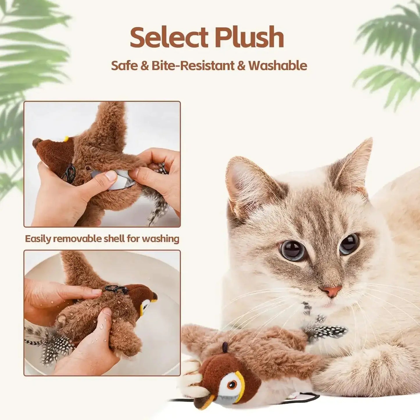 Keep Your Cat Active, Entertained & Out of Trouble — The Interactive Flying Bird Toy They Can’t Resist...Interactive Cat Toys, Bird