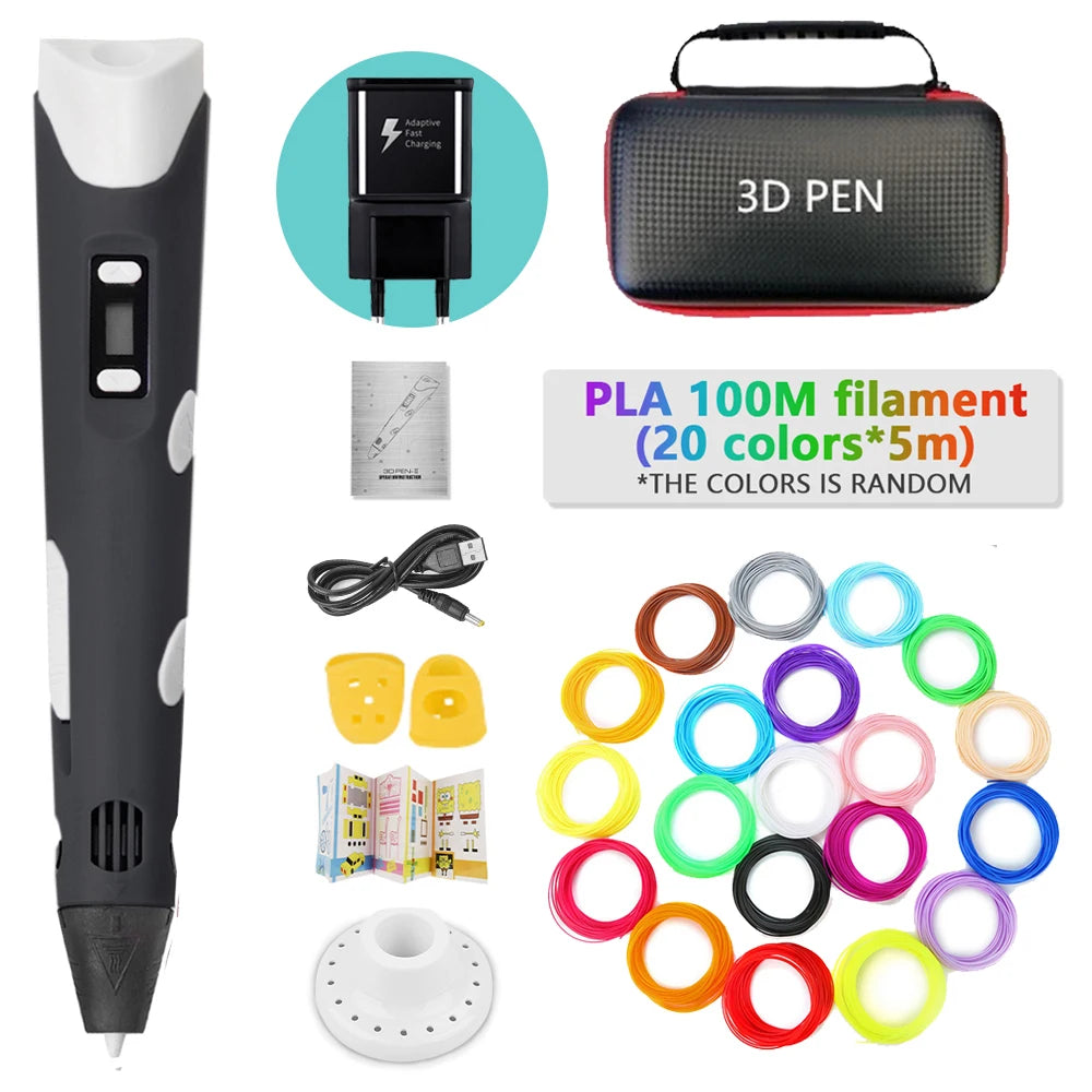 3D Creative Printing Pen for Kids™ Turn Ideas Into 3D Creations