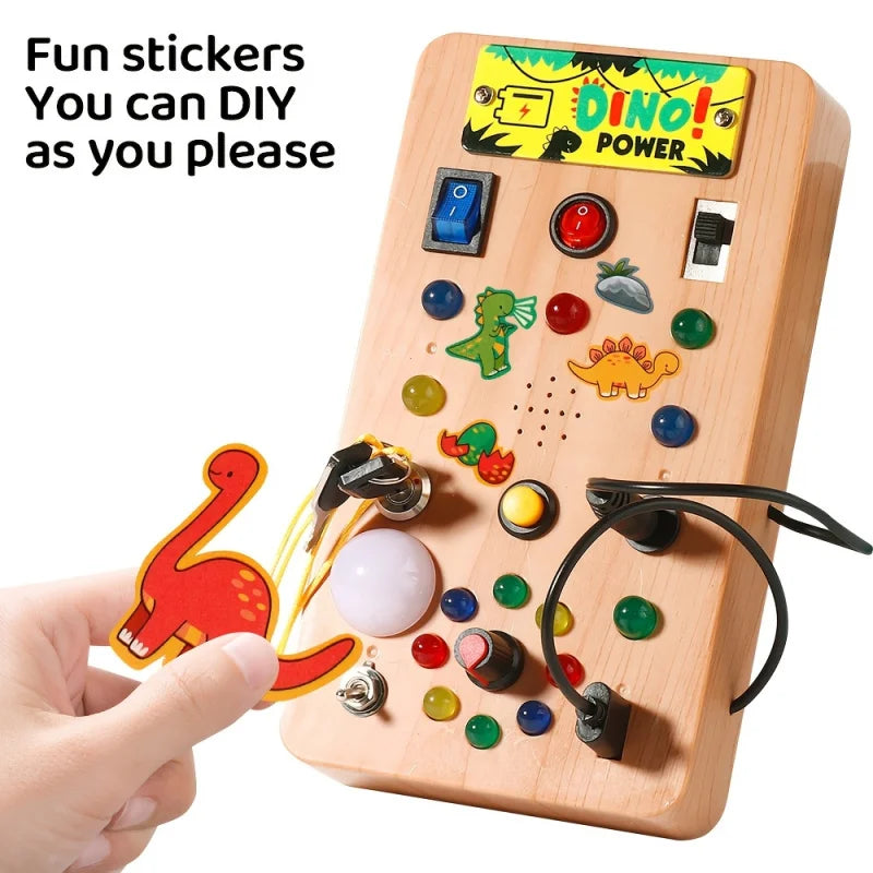 Montessori LED Busy Board™ Little Hands. Big Discoveries.