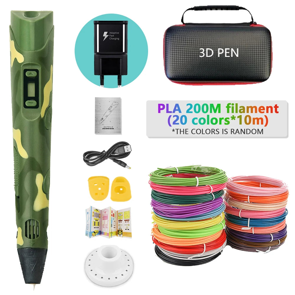3D Creative Printing Pen for Kids™ Turn Ideas Into 3D Creations