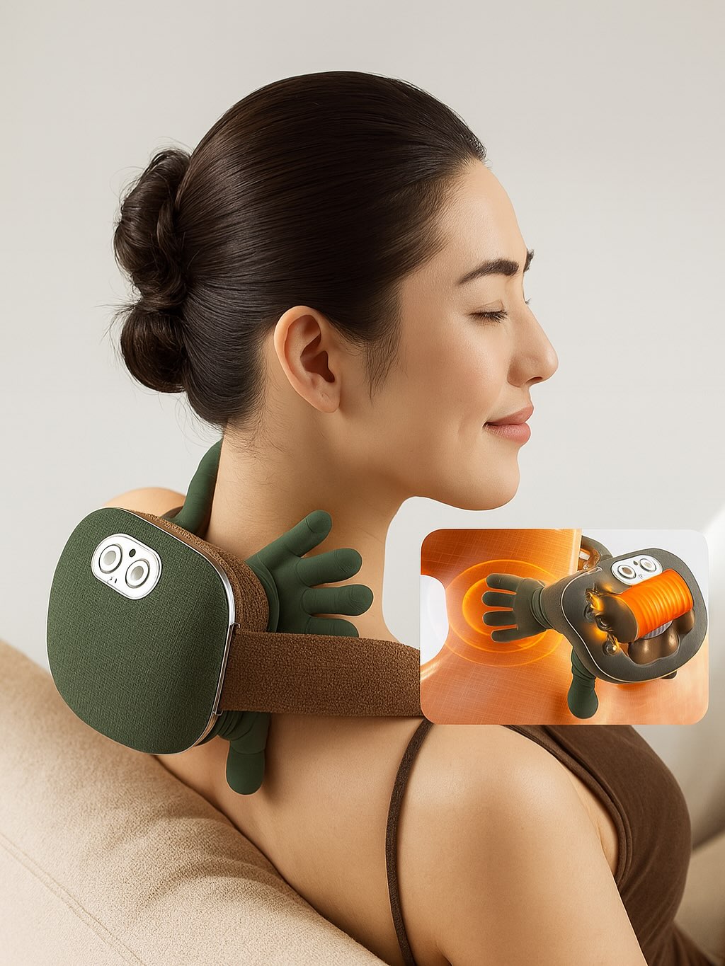 Melt Away Neck & Shoulder Tension in Minutes — Smart Deep-Kneading Massager