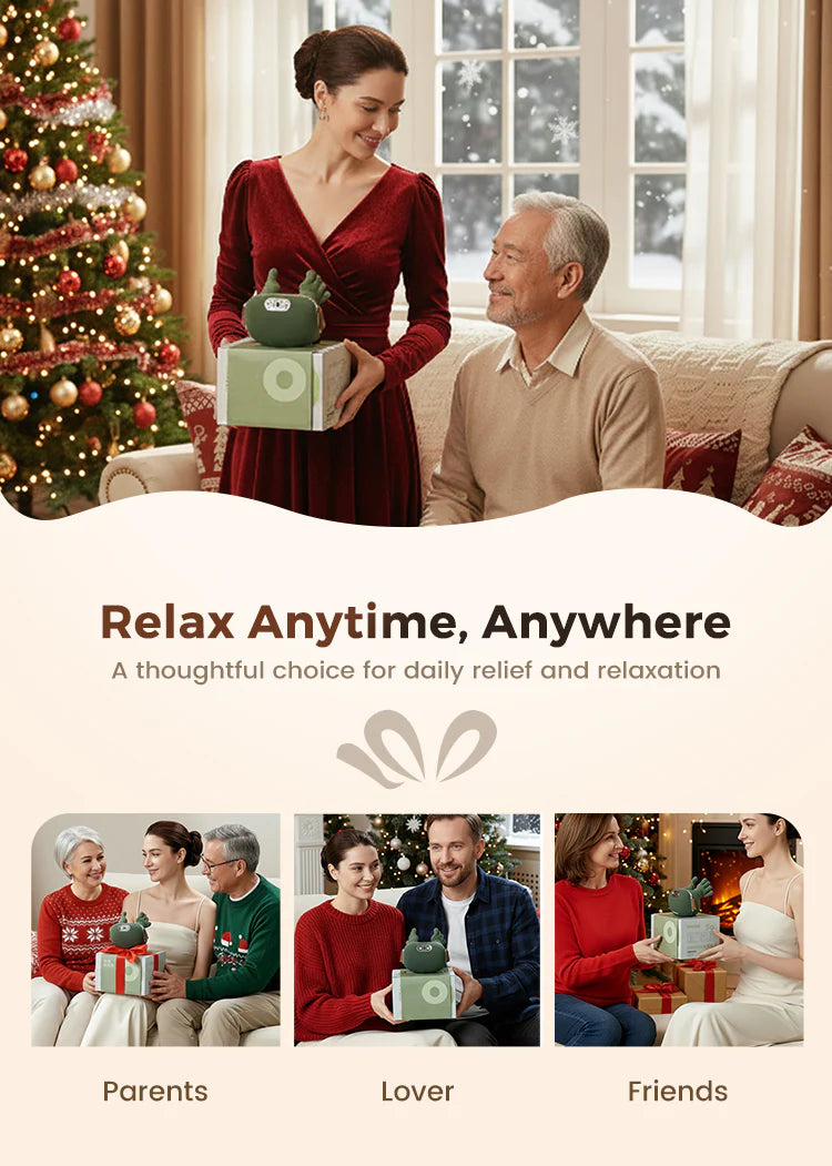 Melt Away Neck & Shoulder Tension in Minutes — Smart Deep-Kneading Massager