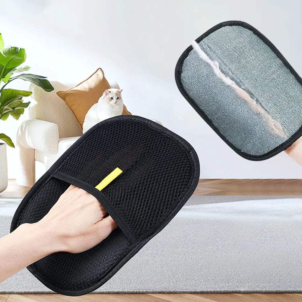 Finally… A Simple Way to Remove Pet Hair Without the Mess, Stress, or Sticky Rollers..Pet Hair Remover Glove