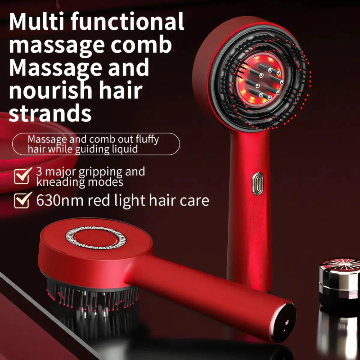 "Thicker-Looking Hair Starts at the Scalp — Smart Electric Scalp Massager"    Stimulate • Relax • Restore — All From Home
