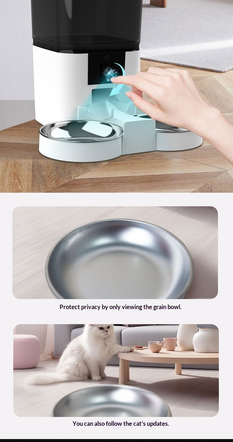 Feed & Watch™ Smart WiFi Pet Feeder With HD Camera
