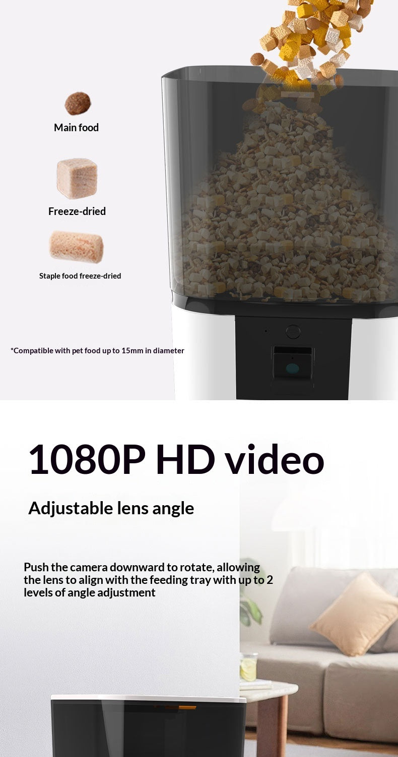 Feed & Watch™ Smart WiFi Pet Feeder With HD Camera