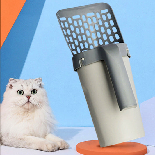 PawClean™ 2-in-1 Cat Litter Scoop With Built-In Waste Storage System