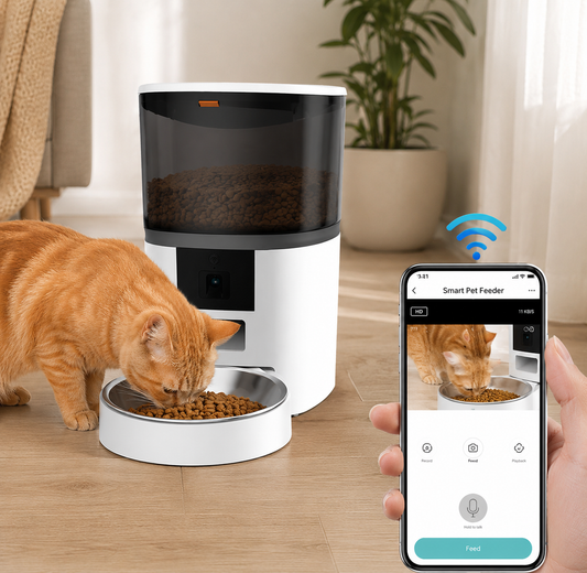 Feed & Watch™ Smart WiFi Pet Feeder With HD Camera