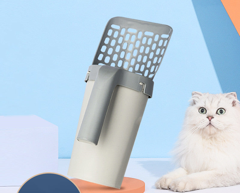 PawClean™ 2-in-1 Cat Litter Scoop With Built-In Waste Storage System
