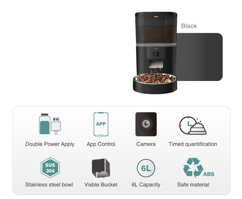 Feed & Watch™ Smart WiFi Pet Feeder With HD Camera
