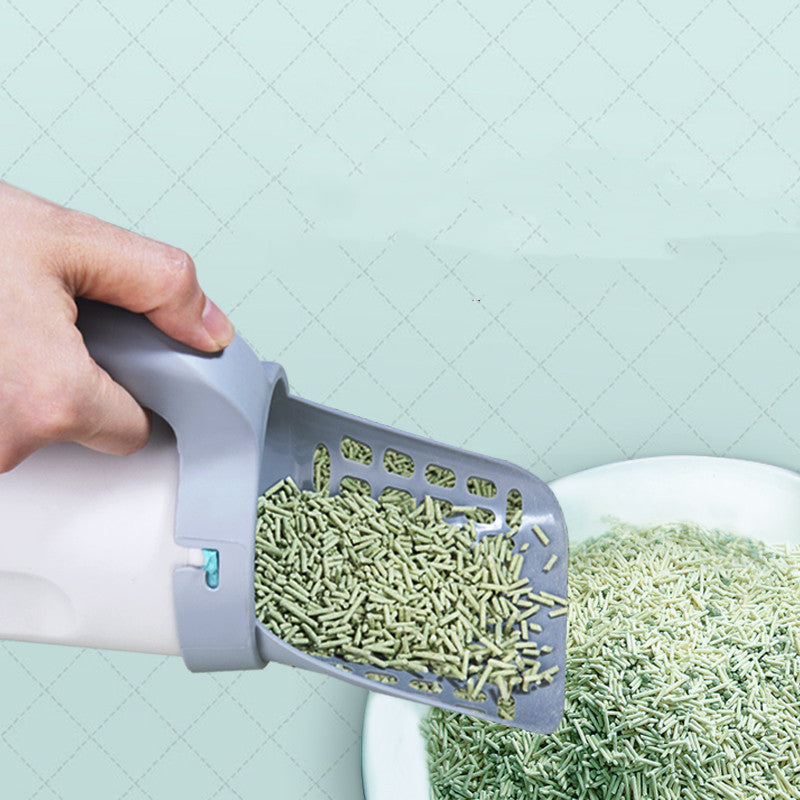 PawClean™ 2-in-1 Cat Litter Scoop With Built-In Waste Storage System
