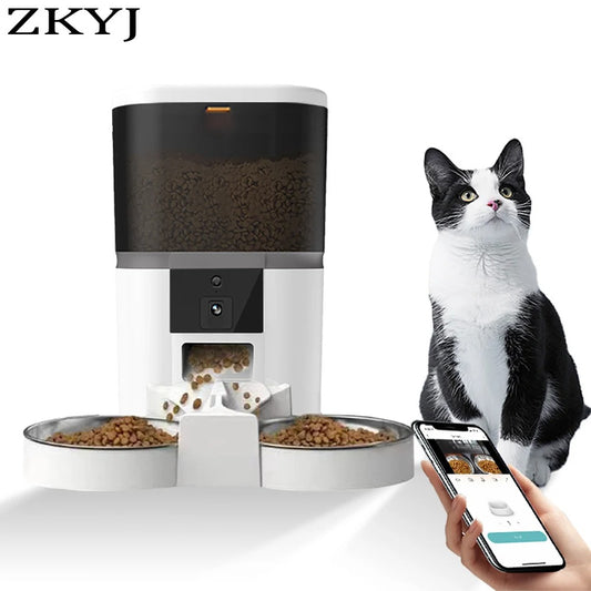 Feed & Watch™ Smart WiFi Pet Feeder With HD Camera