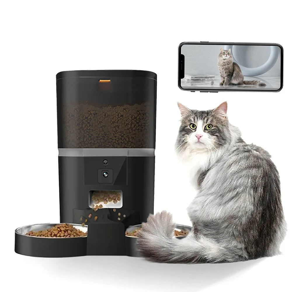 Feed & Watch™ Smart WiFi Pet Feeder With HD Camera