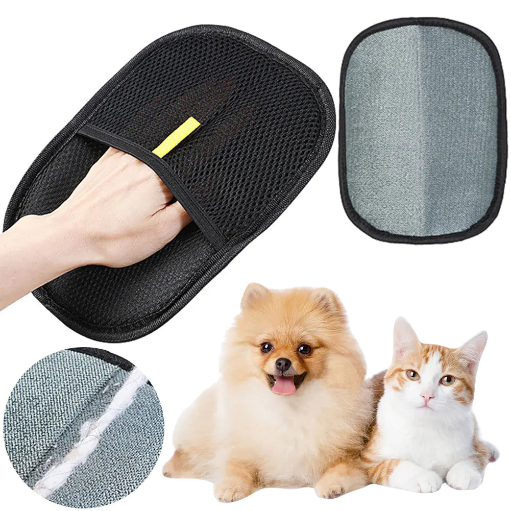 Finally… A Simple Way to Remove Pet Hair Without the Mess, Stress, or Sticky Rollers..Pet Hair Remover Glove