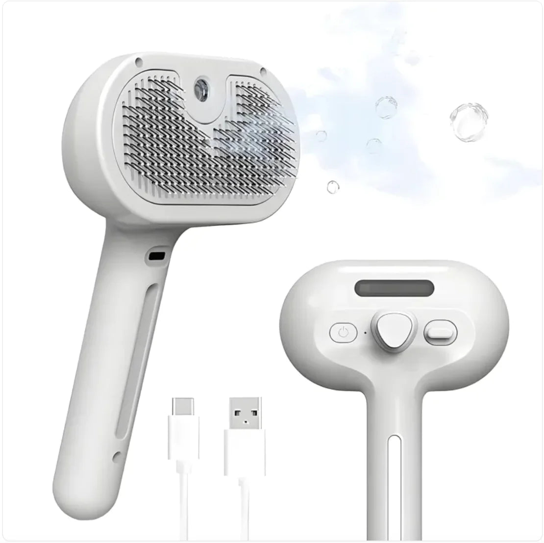 3-in-1 Self-Cleaning Steam Pet Brush The Effortless Way to Reduce Shedding & Keep Your Pet’s Coat Healthy